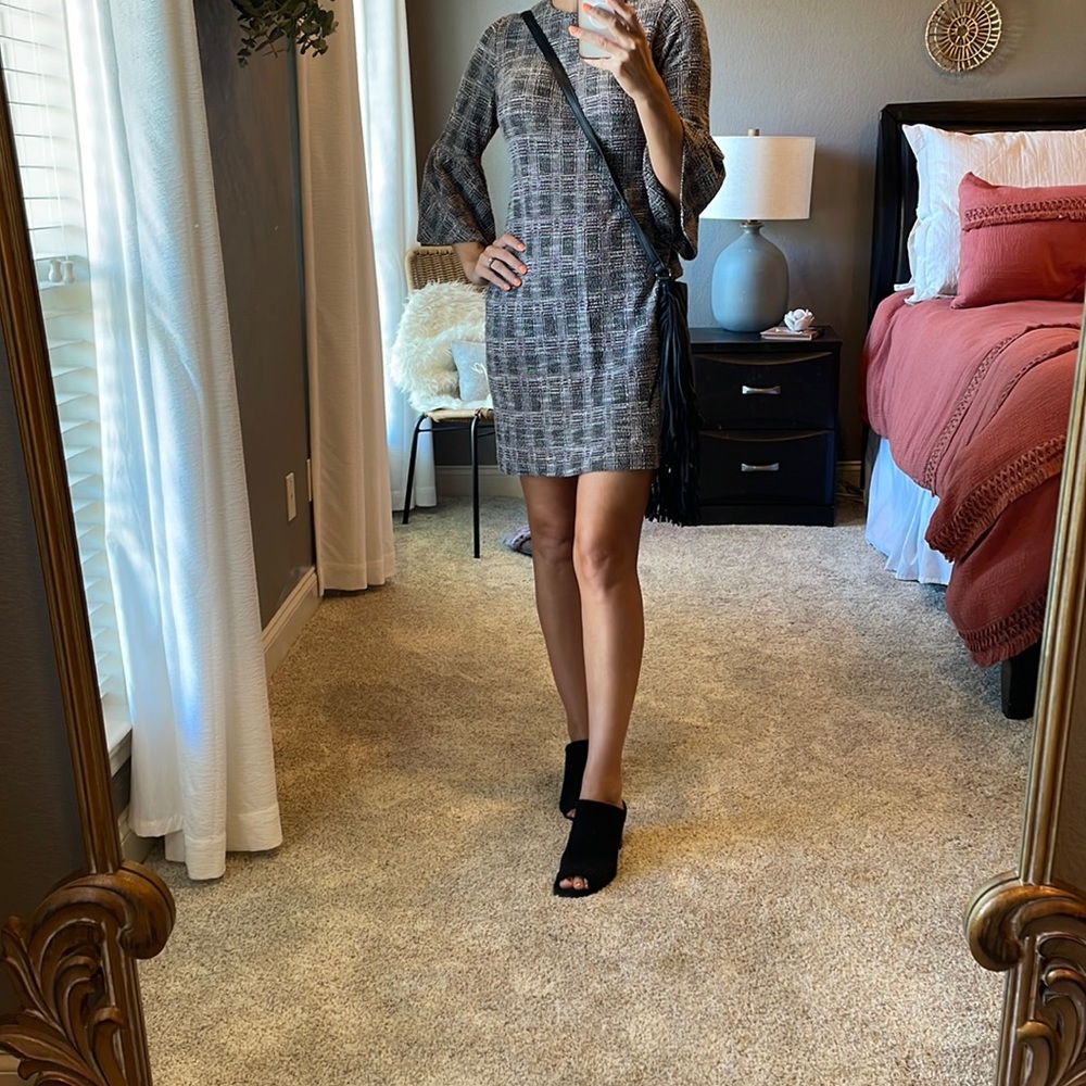 Calvin Klein plaid dress
